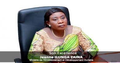 Son Excellence Madame Jeanne ILUNGA ZAINA, Vice-Ministre de l’Environnement et Développement Durable