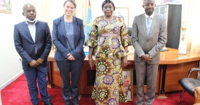 Visite de la délégation de la Coopération Suisse Grands Lacs-RD Congo au Ministère de l'Environnement et Développement Durable
