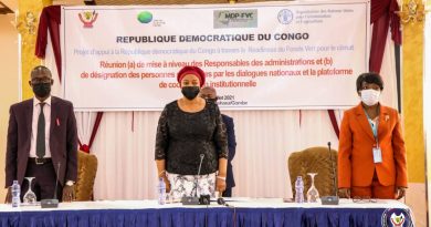 Projet d’appui à travers le readiness du Fonds vert pour le climat Eve Bazaiba relève les besoins réels de la RDC