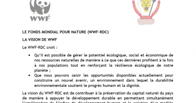 VISION DU FONDS MONDIAL POUR NATURE (WWF-RDC)