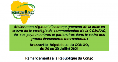 Atelier sous-régional d’accompagnement de la mise en œuvre de la stratégie de communication de la COMIFAC de ses pays membres et partenaires dans le cadre des grands évènements internationaux