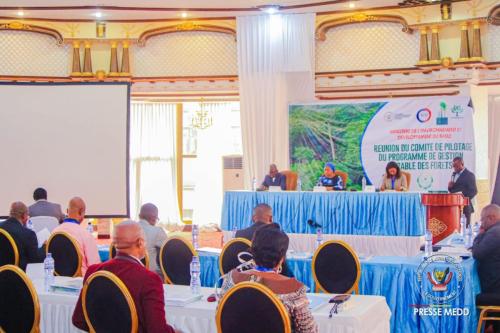 Cérémonie d’ouverture de la réunion du Premier Comité de Pilotage (Copil1) du Programme de Gestion Durable des Forêts en RDC